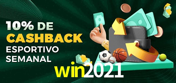 10% de bônus de cashback na win2021